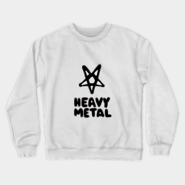 Heavy Metal Crewneck Sweatshirt by Brains